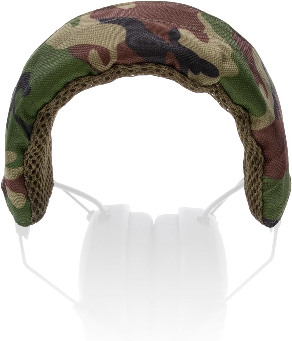 Walker's Headband Wrap for Shooting Earmuffs, Universal Breathable Hearing Protection Headset Cover, Hook & Loop Closure