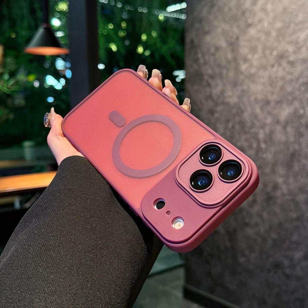 Coque iPhone Air silicone mat rouge foncé finition premium - 8