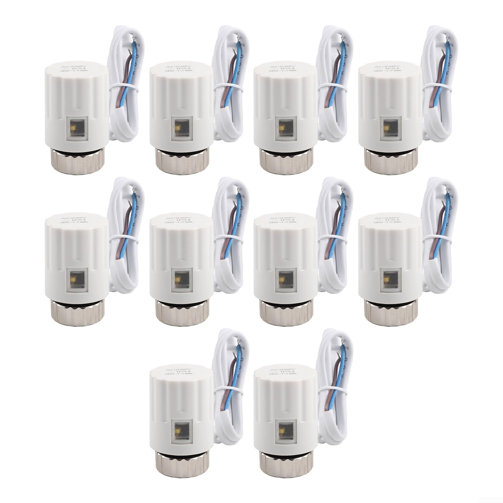 Actionneur Électrique pour chauffage 230V Normalement Ouvert M30x1.5
