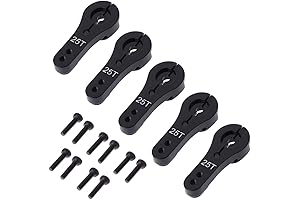 5 Pack ShareGoo 25T Aluminum Servo Arm, Metal Steering Arm with M3...