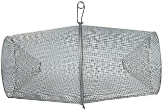 Frabill Torpedo Minnow Trap | Heavy-Duty Steel Mesh | Two-Piece Minnow Trap