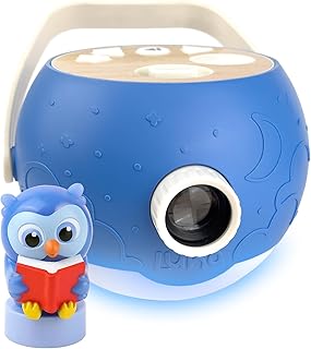 Kids Book Projector - 5 Read-Aloud Stories, 5 Songs, Night Light & Soothing Dream Music