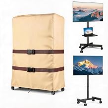 Outdoor 30-32in TV Trolley Cover Waterproof Rolling Mobile TV Stand Covers