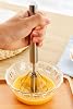 Beater Egg Mixer, Hand Mixer Multifunctional Stainless Steel Semi-Automatic Hand Held Push Type Beater, Milk Beater, Rotary Kitchenware Mixer