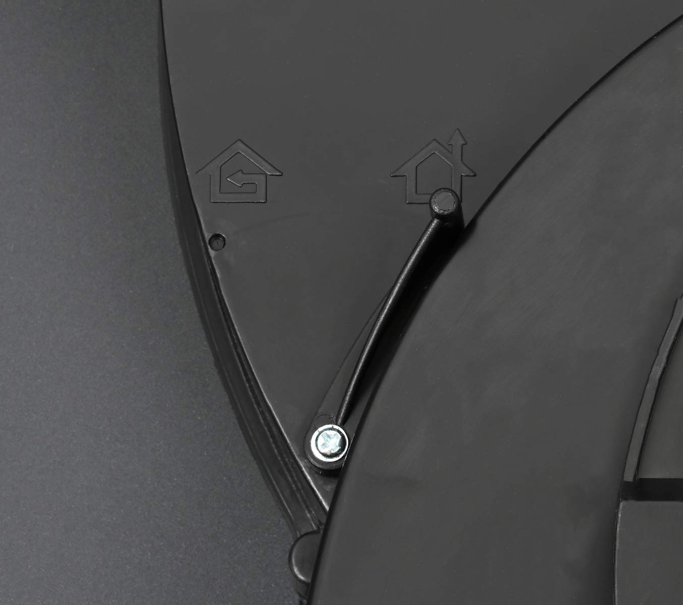 K&H Dunstabzugshaube 60cm Unterbauhaube Umluft Abluft Metall Fettfilter LED Beleuchtung 175 m³/h Energieklasse A Weiß