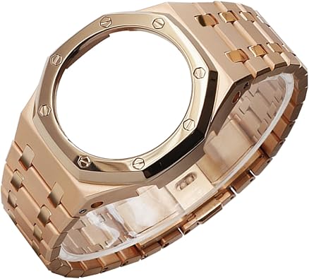 GA-2100 Mod Kit 316L Stainless Steel Sandblasting Case with Polished Bezel Solid Metal Watchband Strap Bracelet for Mens Watch GA-2110 GA-B2100 Part Replacement