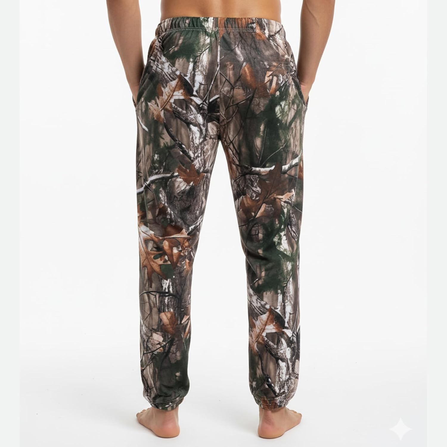 KOYI Camo Pajama Pants, Realistic Camouflage Print Lounge Pants, Cozy Unisex Sleepwear for Men Women, Novelty Pajama Bottoms - Image 2