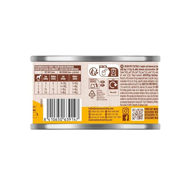 Foto 3 de 5 de Nature's Variety - Paté para Perros Adultos Mini con Pollo 12 x 200g