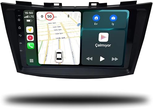 MarTechno Android Carplay Multimedya 2011-2016 4GB RAM 4GB RAM 32GB Haf za Suzuki Swift ile uyumlu