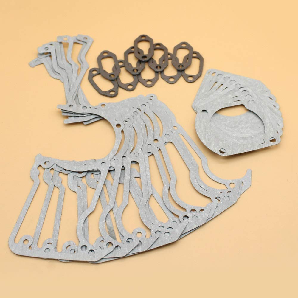 Kit guarnizioni di Scarico del silenziatore del Cilindro del Carter Compatibile con Husqvarna 61 66266268272 XP Pezzi di Ricambio del Motore della Motosega