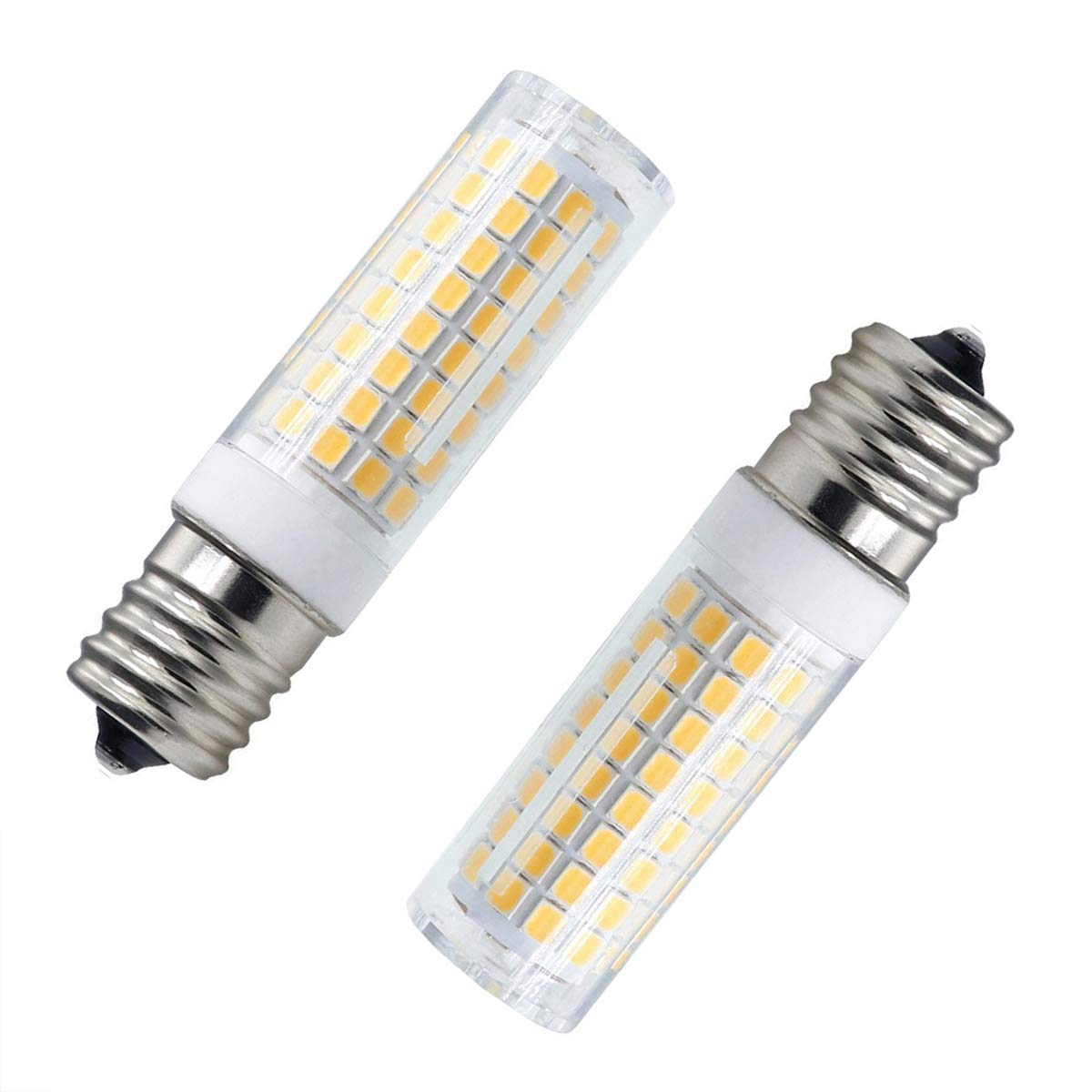 E17 口金,8W 800LM,80Wハロゲンランプ相当,口金直径17mm,E17 LED 電球,AC110V,電球色 3000K,全方向広配光,調光器対応, 省エネ(2個入り)