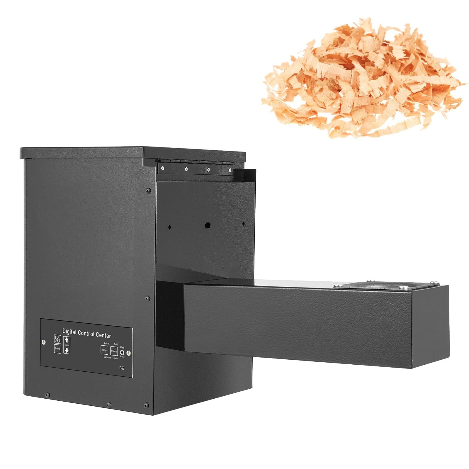 KJZQXYX Pellet Smoker Hopper Assembly Kit, Electric Wood Pellet Smoker Grill Part,250W Grill Hopper, with Auto Ignition,for Courtyard Grilling