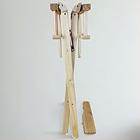 Vista 36 de Silla de Director de 18" Marco Blanco Lona Rosa