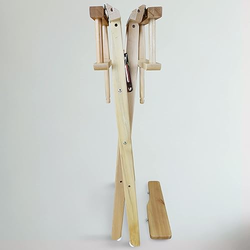 Miniatura 36 de Silla de Director de 18" Marco Blanco Lona Rosa