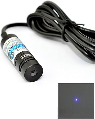 Industrieller violetter blauer Laser 405nm 50mw justierter Diode Punkt Laser Modul 14 5x48mm