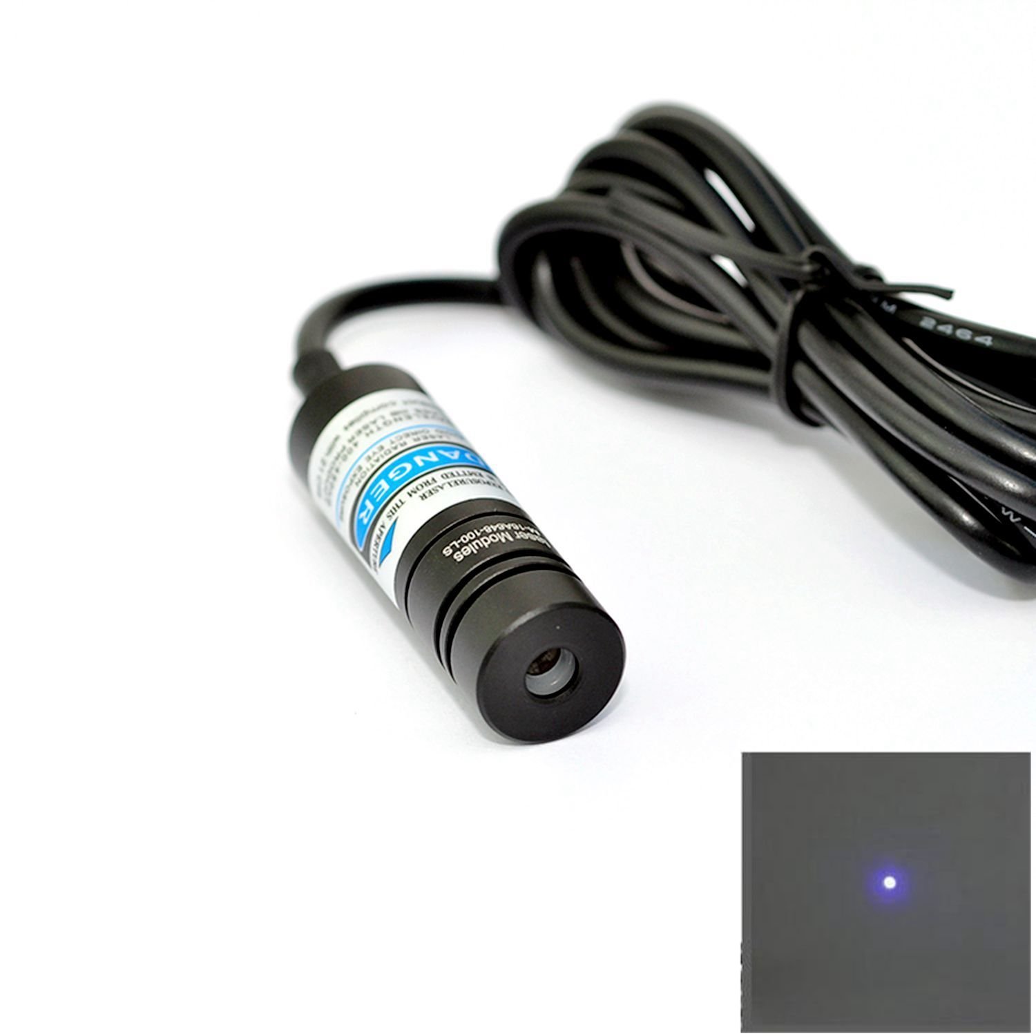 Module diode laser violet bleu 405nm robuste de 14.5x48mm aux standards de tolérance stricts