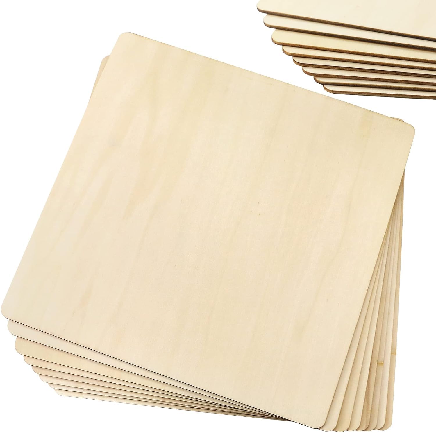BPA® Pack of 8 PCS, Craft Wood, Plywood Board Basswood Sheets, Perfect for DIY Projects, Drawing, Painting, Laser, Wood Burning, Wood Engraving and Laser Projects, 12x12 Inch