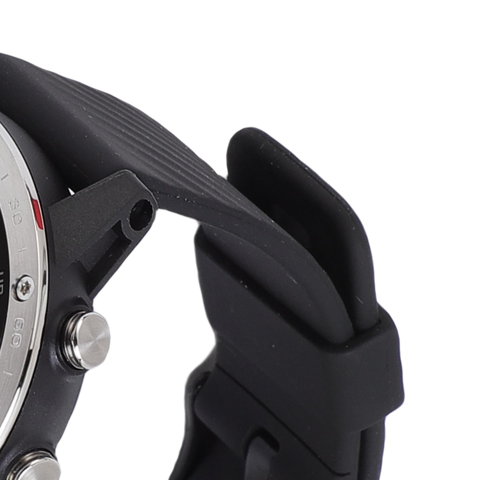 Dilwe Reloj Inteligente para Buceo, Barómetro con Sensor de Profundidad, Datos de Buceo en Tiempo Real, Resistente Al Agua hasta 50 M, Batería de 320 MAh, Notificaciones de Mensajes de (Black)