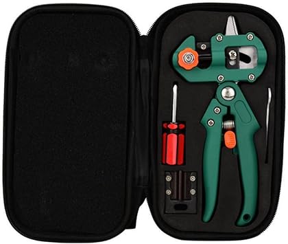 2025 Upgrade 2 in 1 Pruning Tools Grafting Scissors, Plant Grafting Scissor Heavy Duty Pruning Shears for Trimming Flowers Fruit Trees Shrubs Green