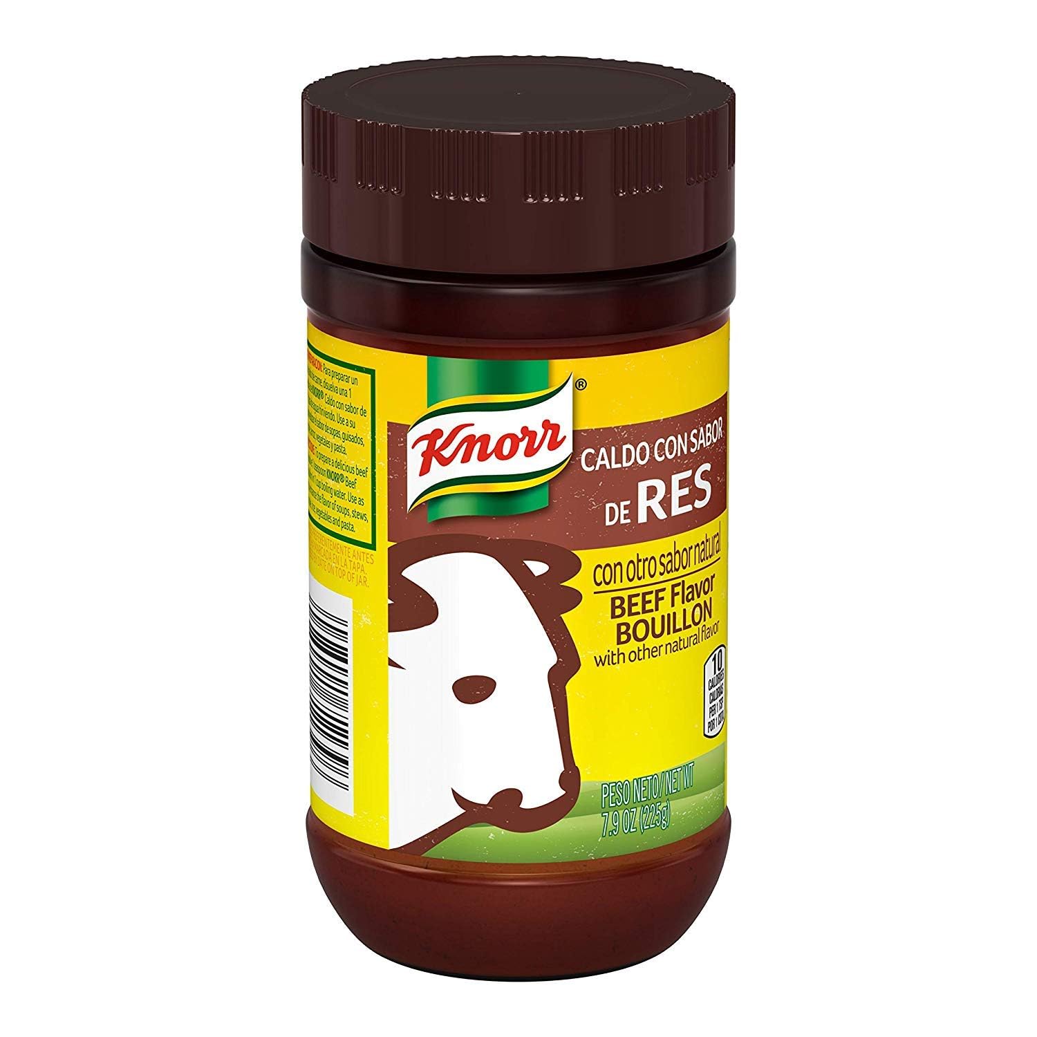 Knorr Beef Flavor Bouillon Granulated For Sauces, Soups and Stews Fat and Cholesterol Free 7.9 oz
