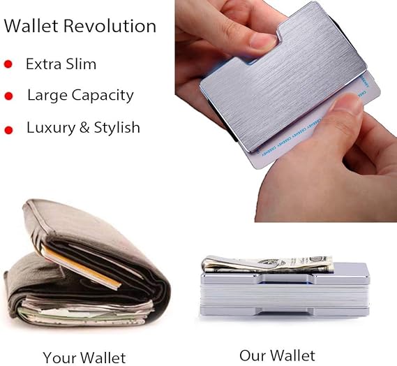 Amazon Com Trilea Rfid Minimalist Titanium Wallet For Men Slim Total Aluminum Metal Nfc Protecting Card Wallet Small Pocket Credit Card Holder Clothing Shoes Jewelry Amazon Com Trilea Rfid Minimalist Titanium Wallet For Men Slim Total Aluminum Metal Nfc Protecting Card Wallet Small Pocket Credit Card Holder Clothing Shoes Jewelry