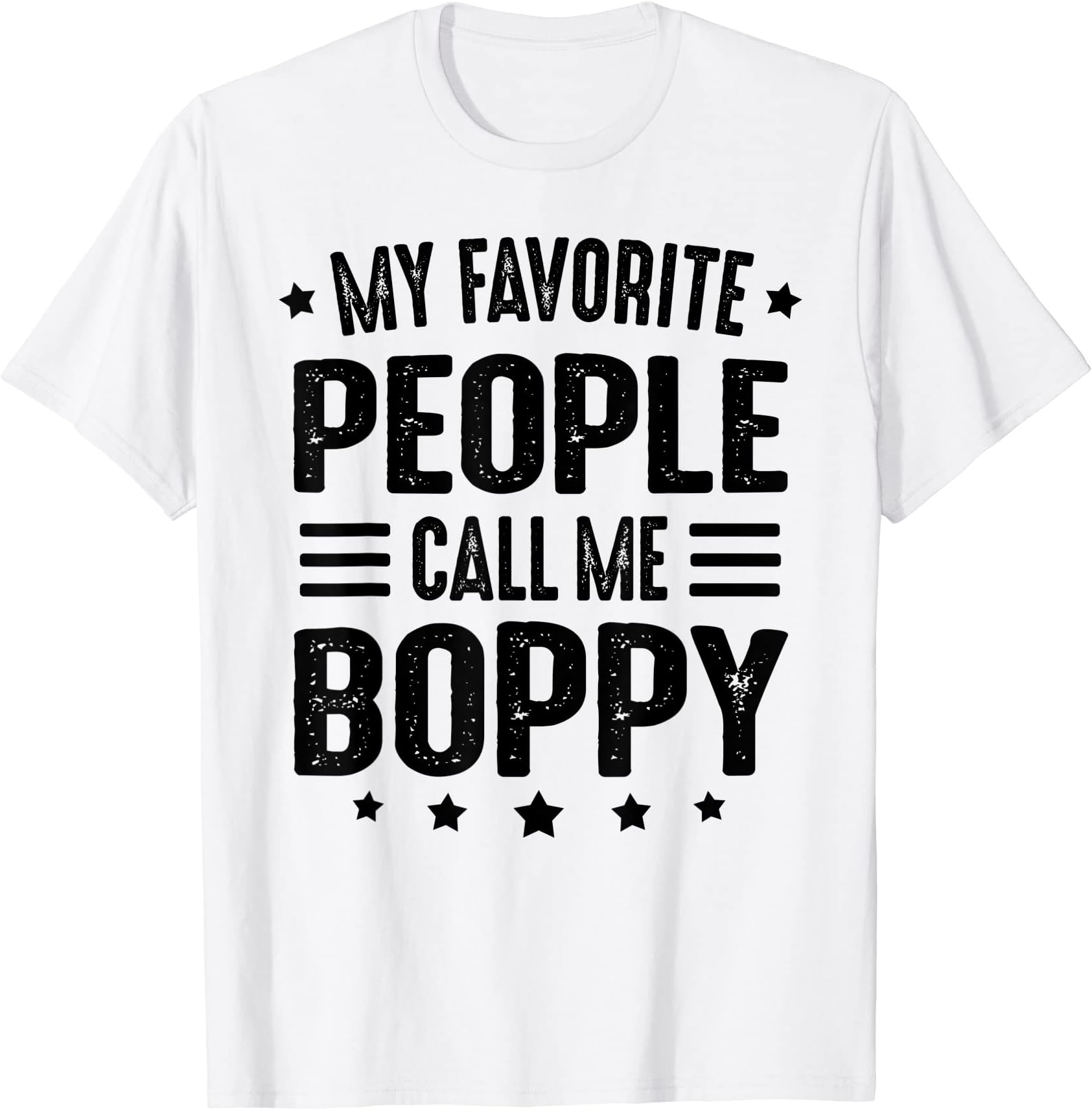 Grapheino Co. Funny Boppy Shirts & GiftsMens Boppy Tshirts from Grandchildren for Grandpa Call Me Boppy T-Shirt
