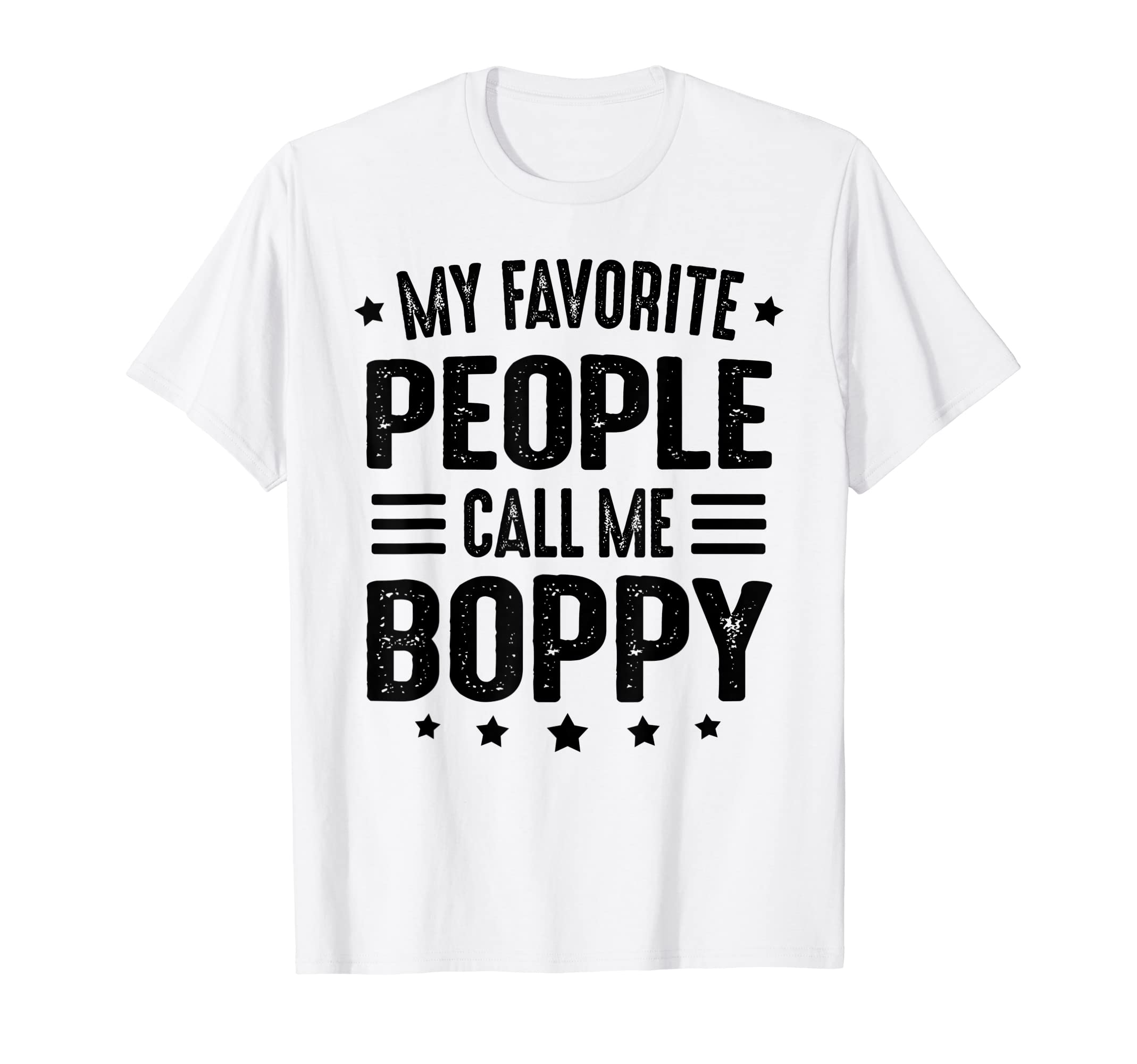 Grapheino Co. Funny Boppy Shirts & GiftsMens Boppy Tshirts from Grandchildren for Grandpa Call Me Boppy T-Shirt