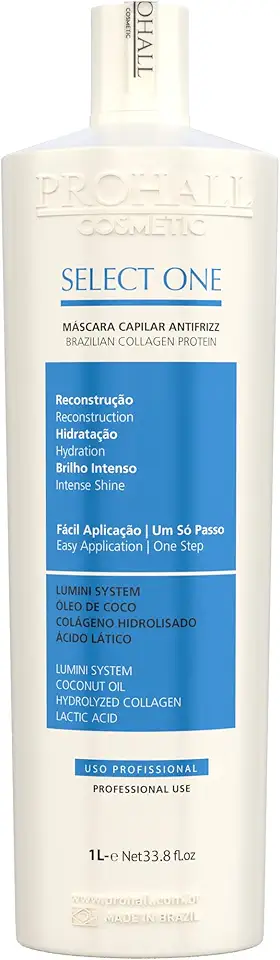 Prohall Cosmetic Escova De Realinhamento Select One Sinergica Sem Formol 1 Litro Original