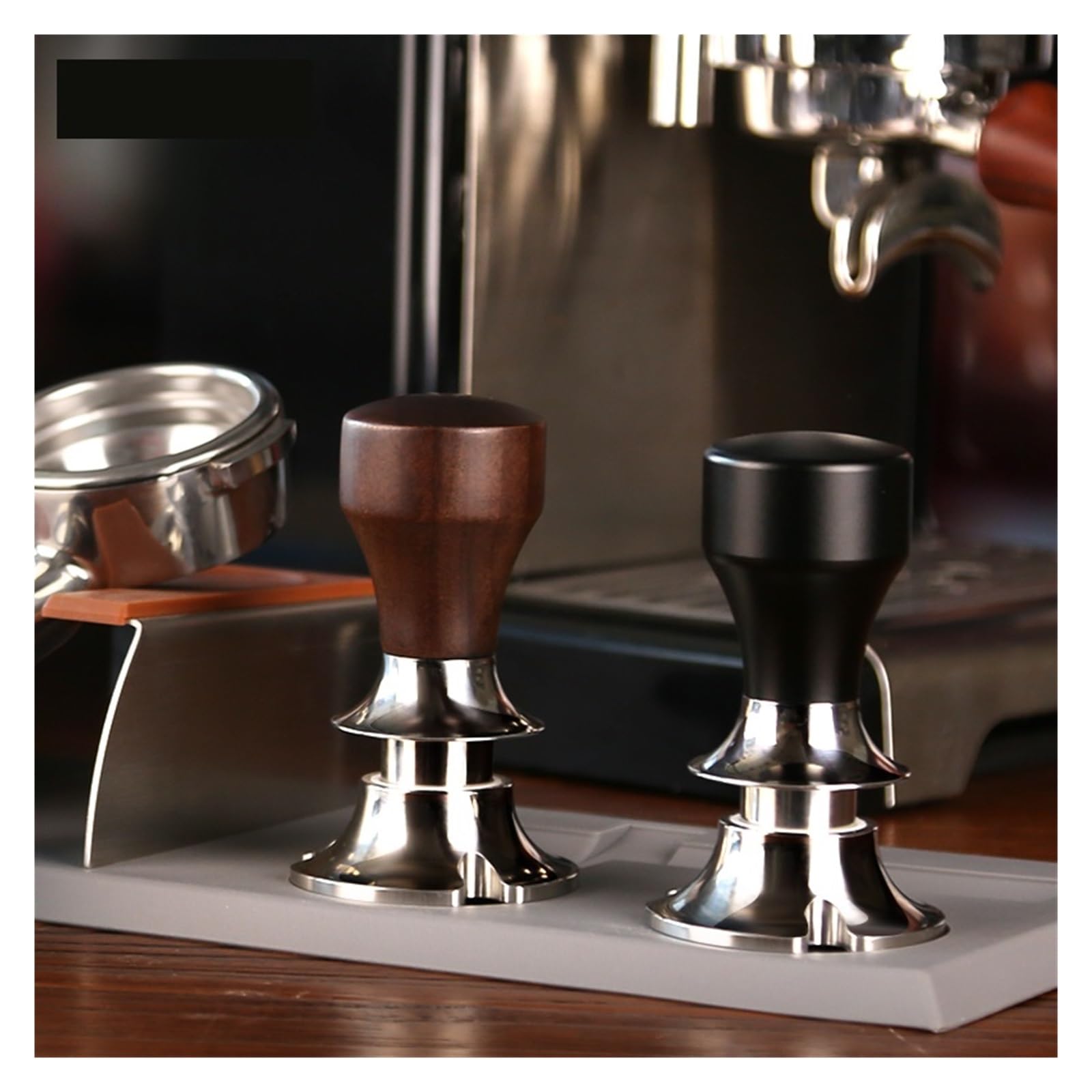 Compatibile con pressino for caffè a pressione costante da 30 libbre attrezzo professionale for baristi a molla calibrata(58.3MM Flat Base)