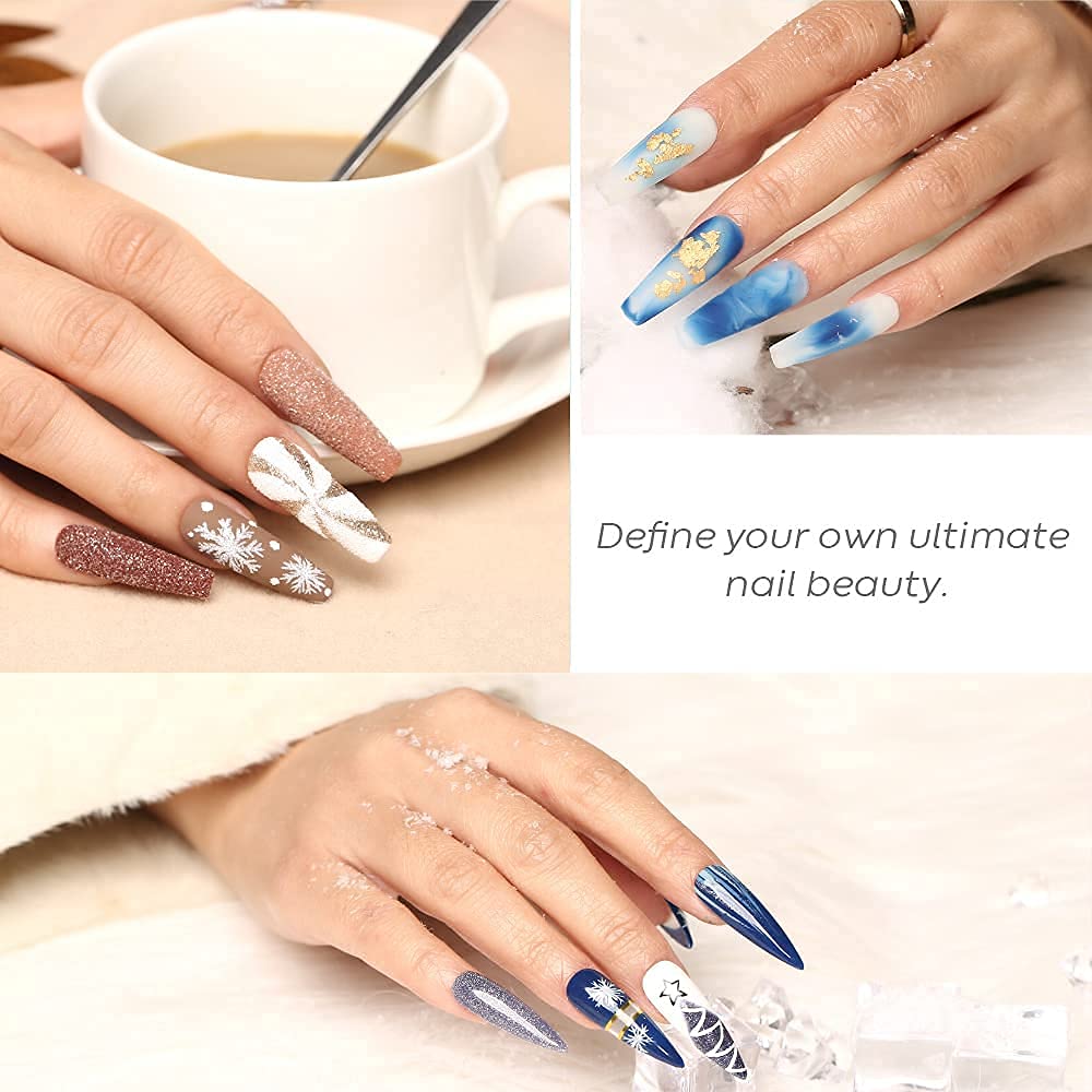 modelones 38Pcs Nail Primer and Nail Prep Dehydrator with Pastel Summer Glitter Gel Nail Polish Set
