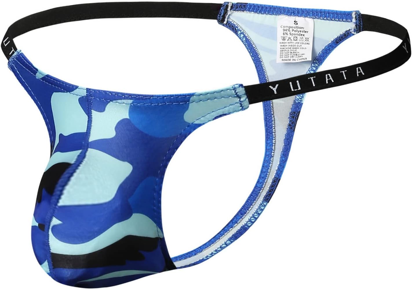 Faringoto Lot De 6 Strings Convexes En U Pour Homme Taille Basse, 6 Paires, Grand