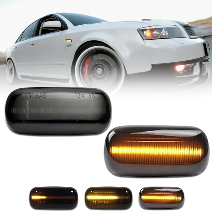 Amazon.com: VANKUB Front Sequential LED Side Marker Lights