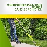Kinzo Desherbeur Électrique - Désherbeur Total Puissant 2000W - Jusqu'à 650°C - Multifonctionnel - Accessoires inclus - Vert/Gris - 3