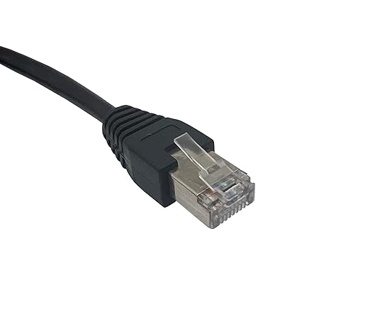 Cable RJ45 Cat5e Macho a Hembra Blindado Montaje en Panel 1m miniatura 4