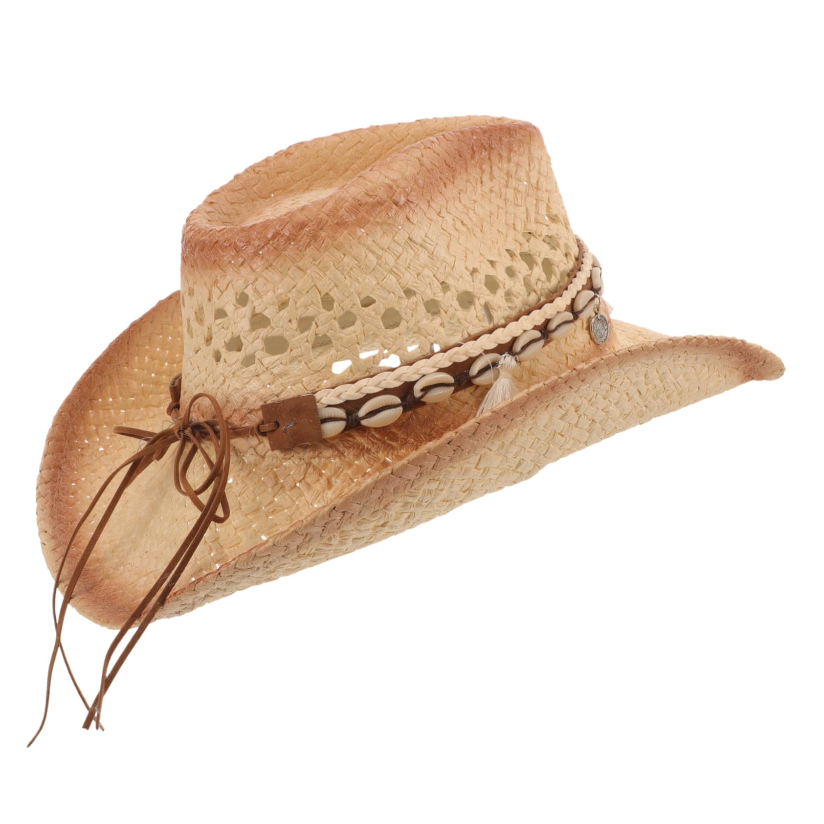 Beavorty Adjustable Size Cowboy Hat Women's/Cowgirl Party Decoration Cosplay Sun Comfortable Beach Hat Khaki