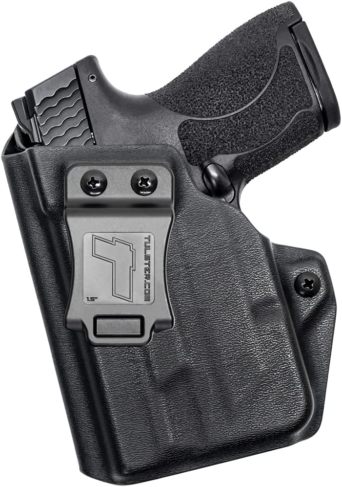 Tulster IWB Profile Kydex Holster in Left Hand fits: M&P Shield 9mm / .40 | TLR-6 Light-Bearing Inside The Waistband Appendix Concealed Carry