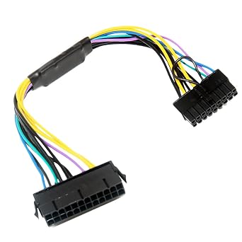 GRLRCR 24 Pin to 18 Pin ATX PSU Power Adapter Cable for HP Z230/Z420/Z620 Motherboards 12inch/30cm 1007-18AWG