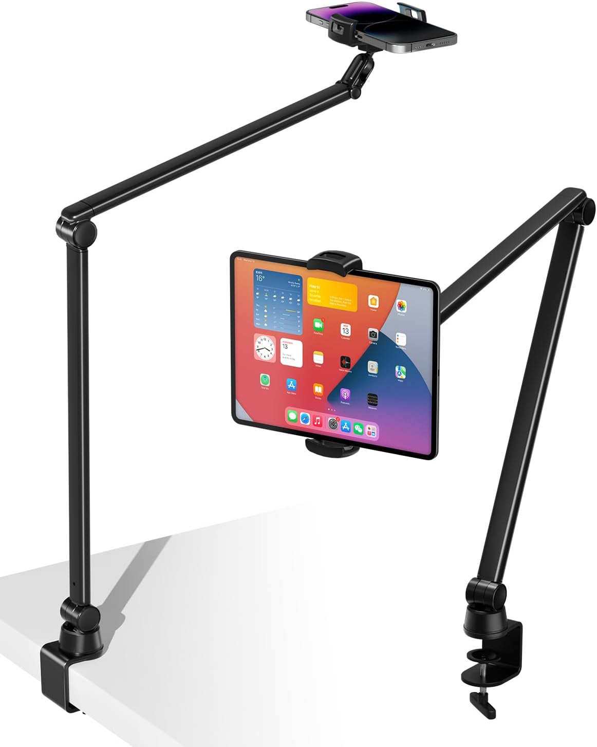 Viozon Overhead Phone Tablet Stand Holder Mount with