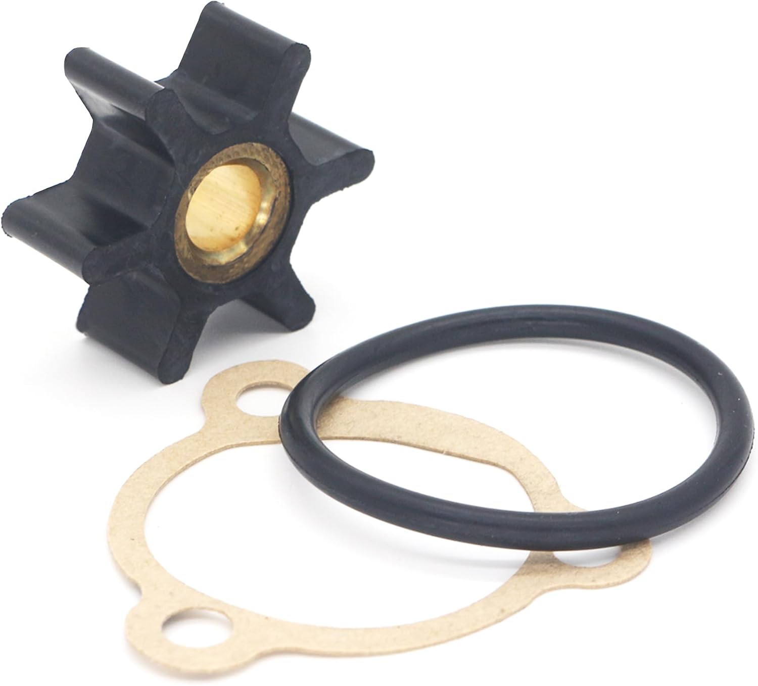 128176-42071 Raw Sea Water Pump Impeller Service Kit Compatible with Yanmar 1GM 1GM10 Series Marine Engine Cooling Pumps Replaces 128176-42070 Sierra 18-8951