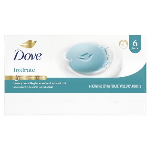 Image of Dove Beauty Bar Soap , Glacial Water & Avocado Oil, I 6 Count 3.75 oz