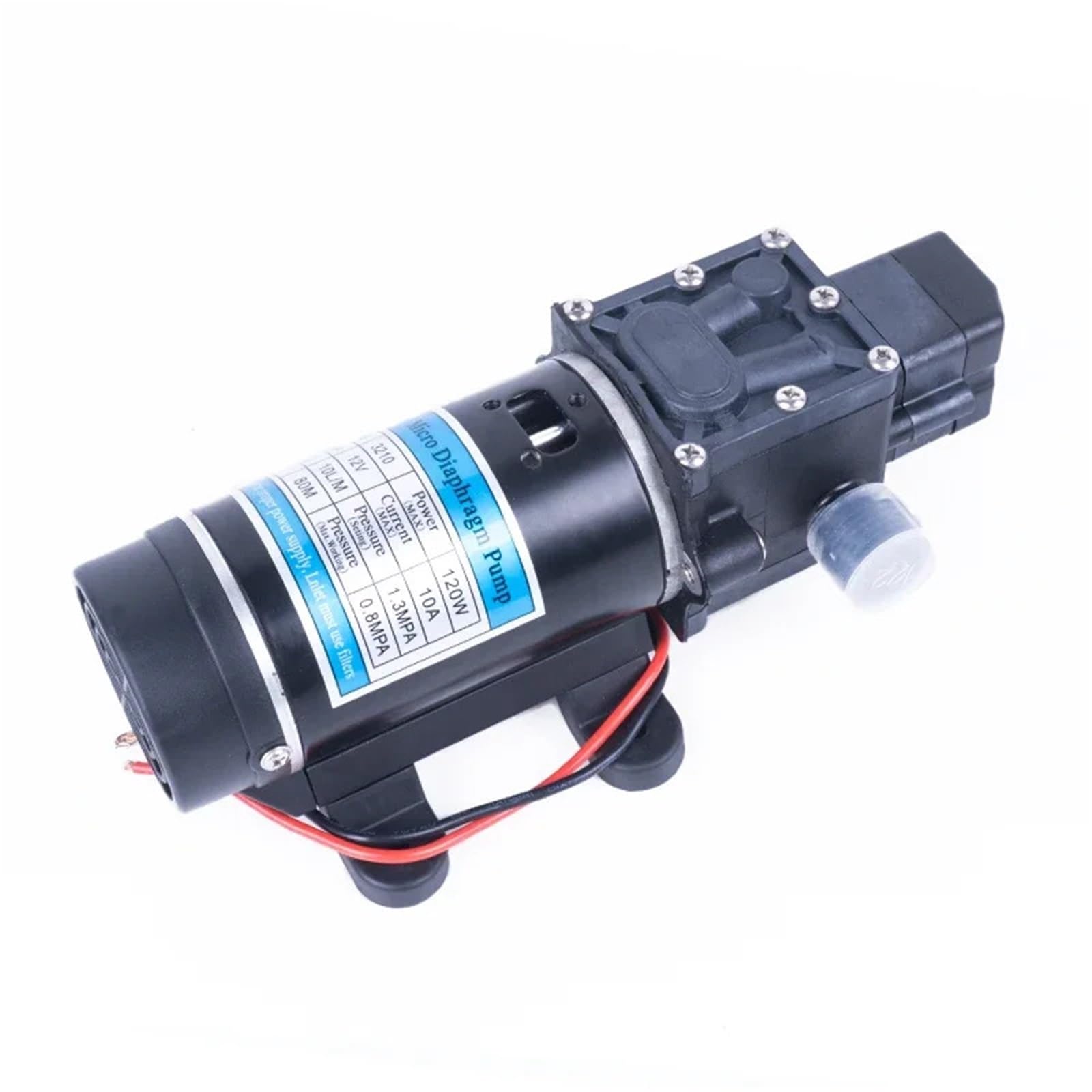 Pompa autoadescante a membrana ad alta pressione da 120 W for lavaggio auto Fabbrica, casa, luogo di lavoro(3210H2D,12v)