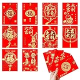 Paketinhalte: Sie erhalten 36pcs chinesische rote Umschläge in 12 verschiedenen Stilen, 3Pcs für jedes Styles.Ausreichende Menge und verschiedene Arten können Ihre Anforderungen im neuen Jahr erfüllen.