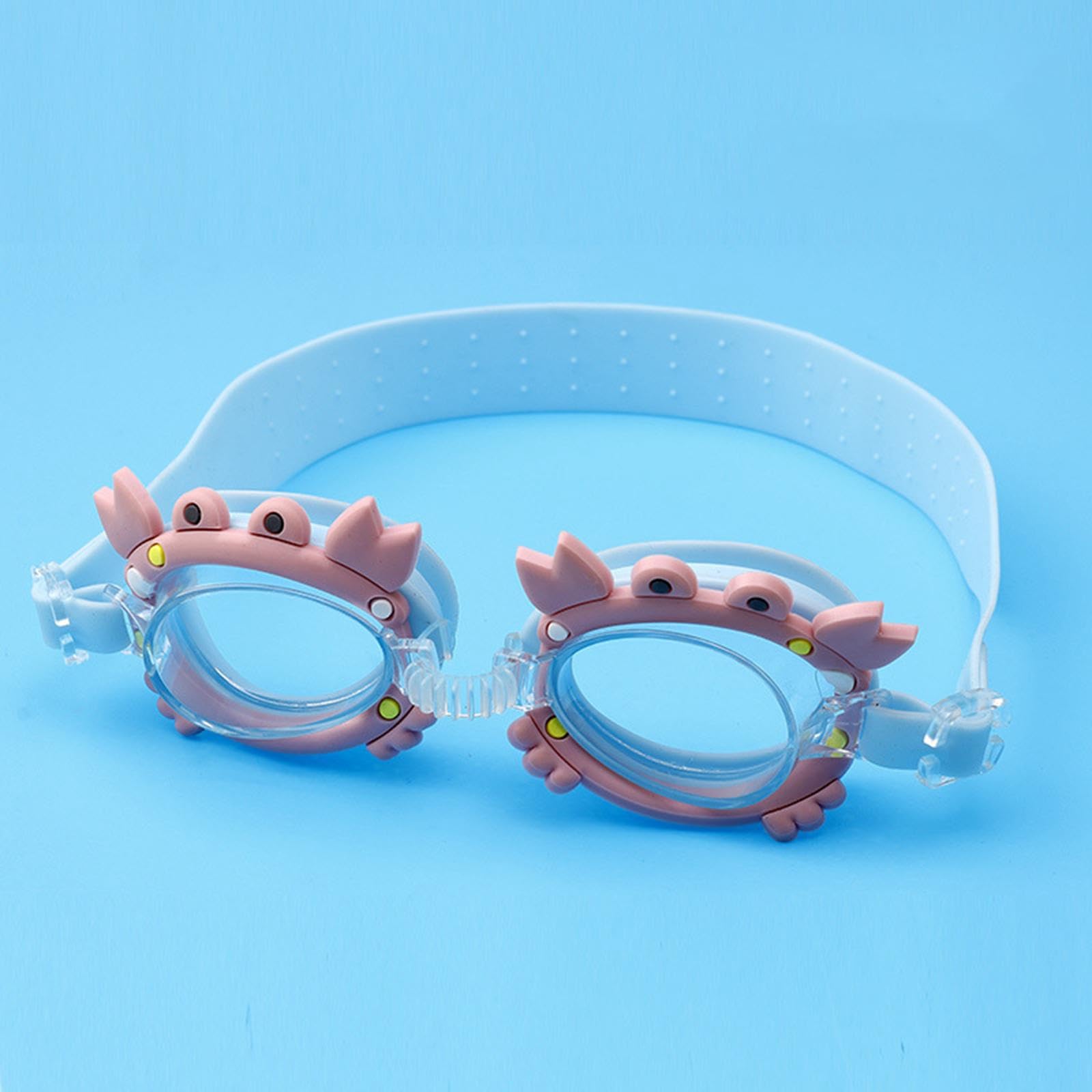 5X Lunettes de Natation en Carton Lunettes de Natation pour Enfants Lunettes de Plage D'été Lunettes de Natation Anti-buée en Silicone Souple Lunettes