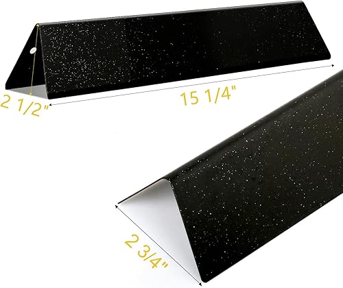 Miniatura 2 de Piezas de repuesto para Weber Spirit Grill Parts 7636, placas térmicas de parrilla con revestimiento de cerámica de 15.3 pulgadas para Weber Spirit