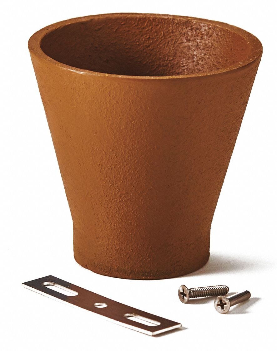 Jay R. Smith MFG. CO Cast Iron Yellow Sanitary Drain Pipe Dia, Screw Connection - Drains