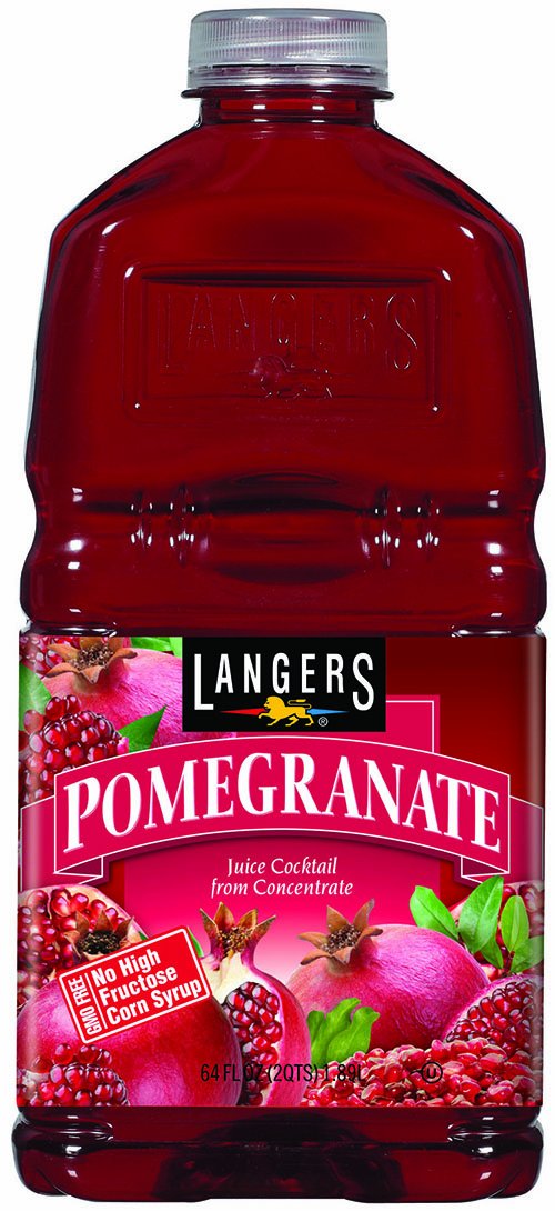 Langers Juice Cocktail, Pomegranate, 64 Fl Oz (Pack of 8)