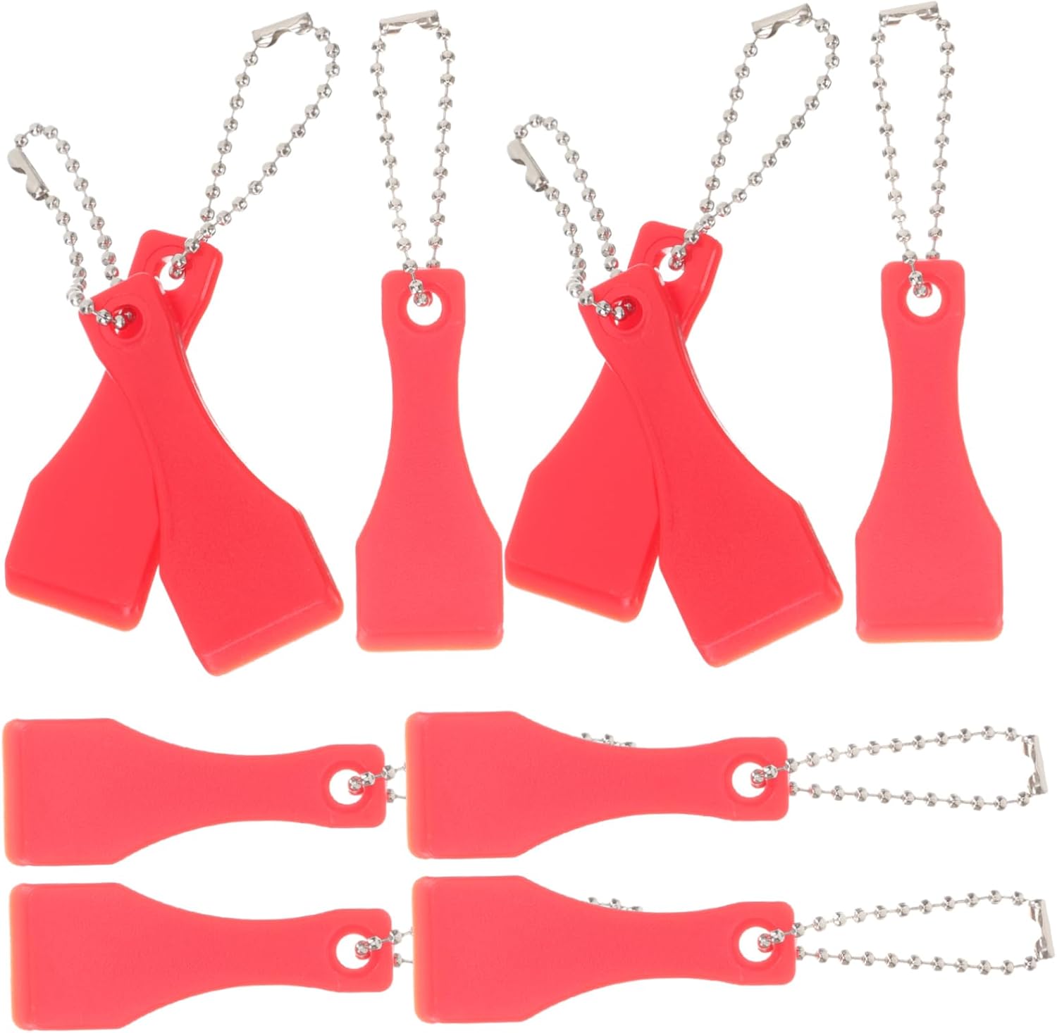 50pcs Lottery Ticket Scratcher Keychain Tool Card Scraping Tool Scratcher