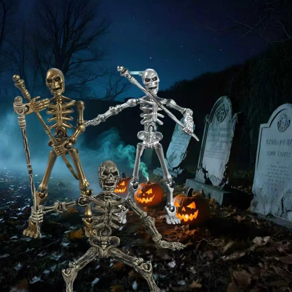 Amazon.com: 3 Pack Invincible Skeleton Action Figure Set, Demon