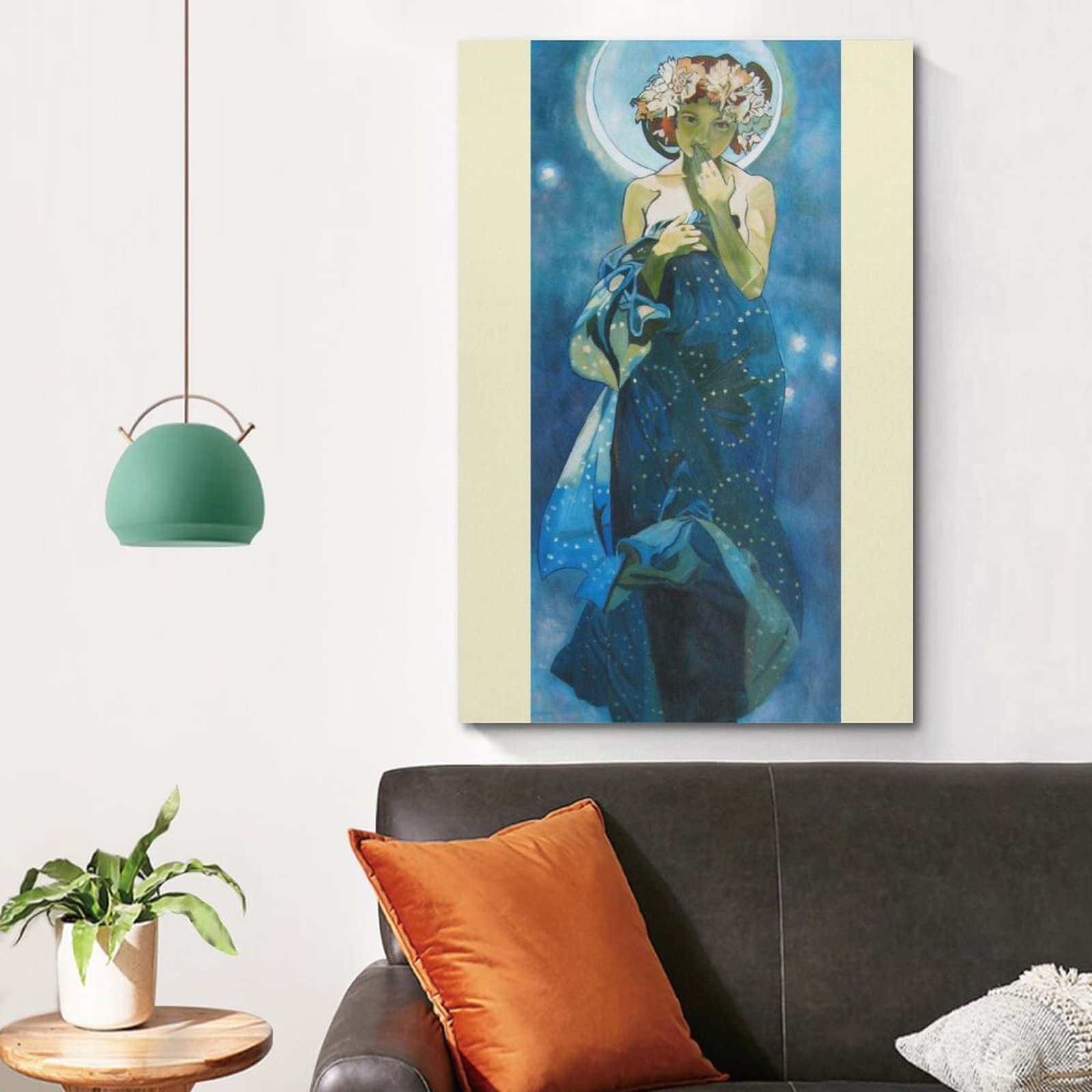 Amazon.co.jp: Alphonse Muchaアルフォンス・ミュシャ画家作品「月と星