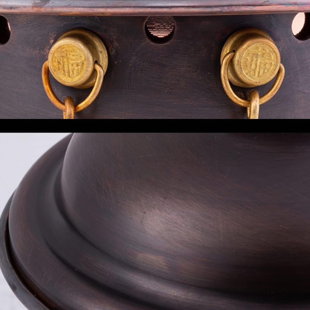 Chinese Hot Pot,Copper Hot Pot, Fondue Pots Alcohol Stove Copper Pot Small Hot Pot Commercial Edging Stove Single Copper Hot Pot Household Pure Copper Small Pot